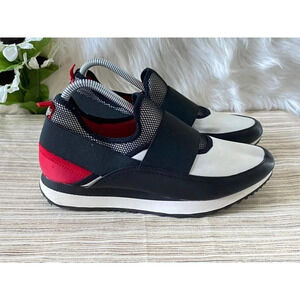 Steve Madden Women's Kyra Casual Slip Ons Sneakers Red/Black/White US 9.5